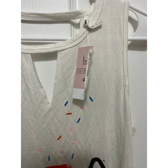 LA original donut woman tank top- size small-NWT - Picture 3 of 4